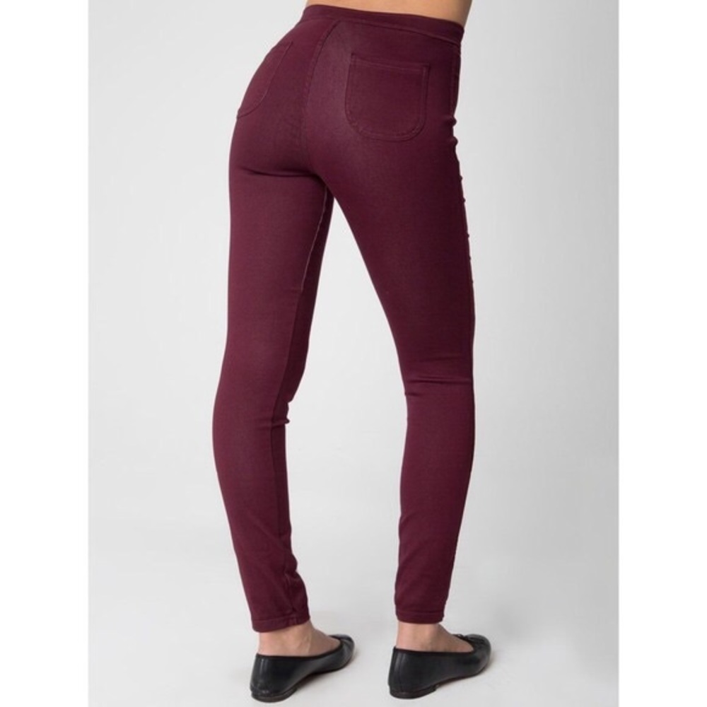 American Apparel Easy Jean Burgundy, size M